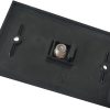 Coax Cable TV Wall Plate BOPLAT Black 1Pack-1