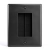 FGB Black ABS Cable Wall Plate for Home Theater-4