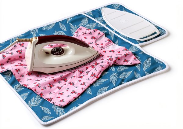 Encasa XO Ironing Mat Cotton Foldable Tabletop Laundry-1
