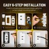 TNP Products HDMI Wall Plate 2-Port Ethernet-6