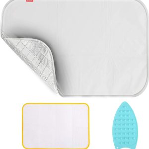 YQMAJIM Ironing Mat Silver Cloth Double Sided Tabletop-0