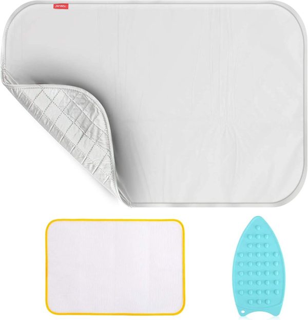 YQMAJIM Ironing Mat Silver Cloth Double Sided Tabletop-0