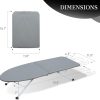 ZOES HOMEWARE Portable Ironing Board Wood Foldable Tabletop-6