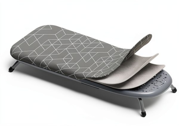 Xabitat Ironing Board Foldable Wall Mount Gray Steel-2