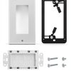 VCE In Wall Cable Management Plates White+Black-5