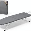 ZOES HOMEWARE Portable Ironing Board Wood Foldable Tabletop-0