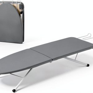 ZOES HOMEWARE Portable Ironing Board Wood Foldable Tabletop-0