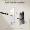 Cable Matters 1-Port Coax Wall Plate Solution-4