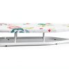 Amazon Basics Ironing Board Steel Floral Tabletop White-1