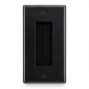 FGB Black ABS Cable Wall Plate for Home Theater-5