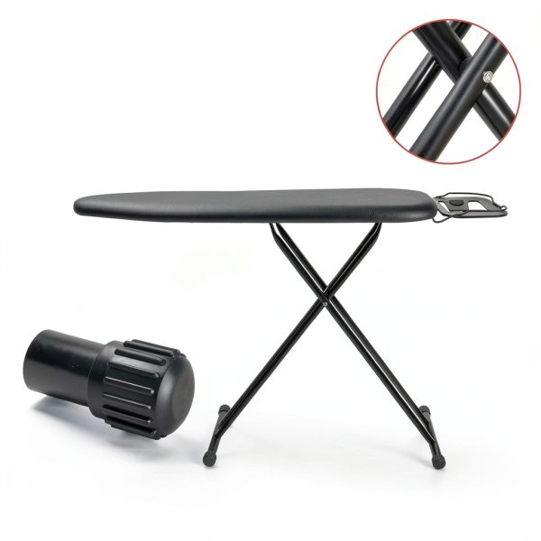 UFETGYG Ironing Board Metal Foldable Height Adjustable-3