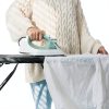 Ironing Board Metal Foldable ANGORA BRANDS Black Leaf Design-1