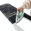 Ironing Board Metal Foldable ANGORA BRANDS Black Leaf Design-2