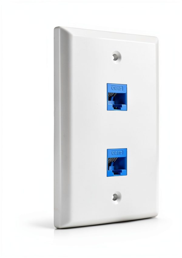 Cable Matters Ethernet Wall Plate Blue-5