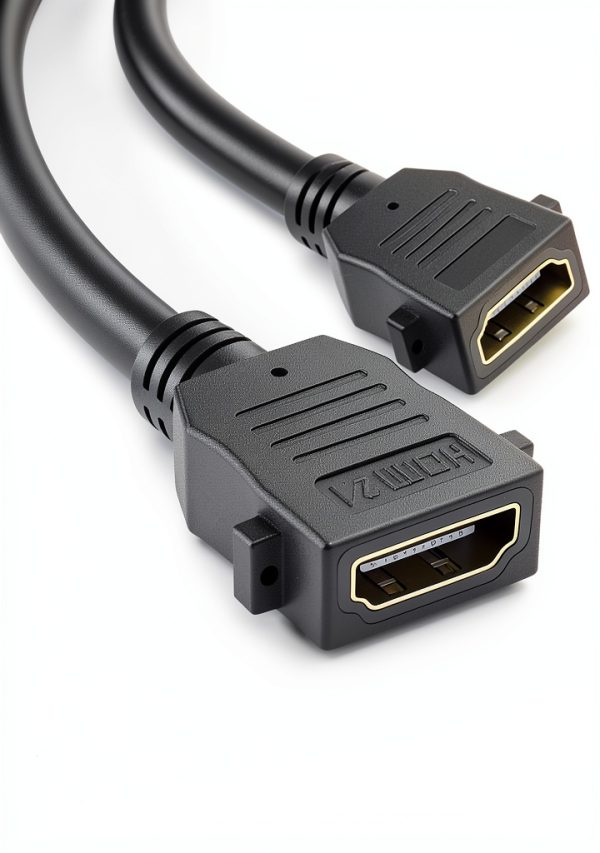 ELECTOP 2 Port HDMI Wall Plate-1