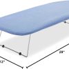 Whitmor Tabletop Ironing Board Steel Mesh Blue Compact-5