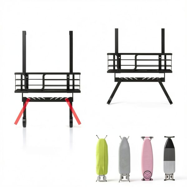 Ironing Board Holder Wall Mount Space Saving TJ MOREE-4
