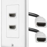 TNP Products HDMI Wall Plate 2-Port Ethernet-0