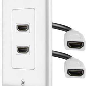 TNP Products HDMI Wall Plate 2-Port Ethernet-0