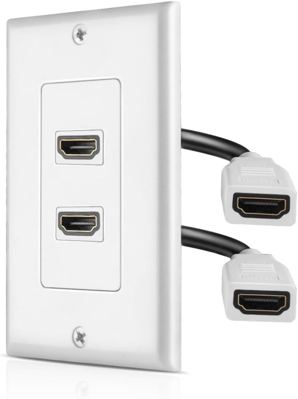 TNP Products HDMI wall plate 2-port Ethernet