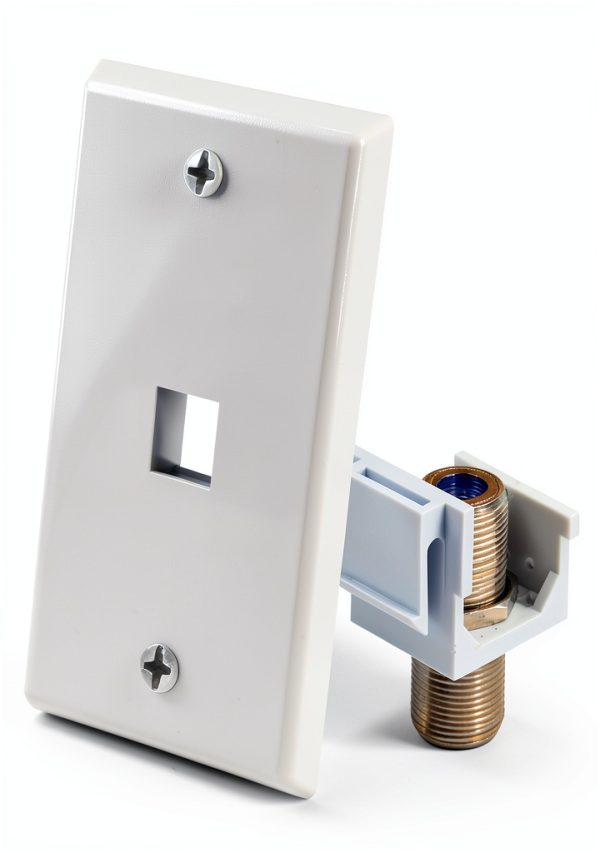 VCE Keystone Wall Plates White 10 Pack-4