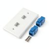Cable Matters Ethernet Wall Plate Blue-2