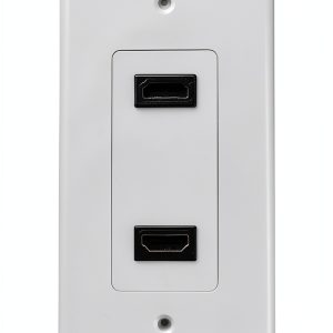 Bealuffe Inc HDMI Wall Plate 2-Port Panel for Home Theater-0