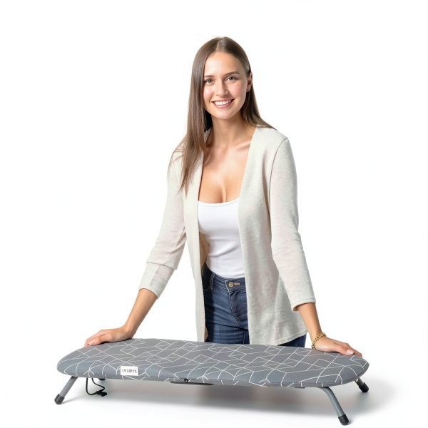 Xabitat Ironing Board Foldable Wall Mount Gray Steel-5