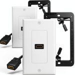 VCELINK HDMI Wall Plate 1-Port ABS Material-0