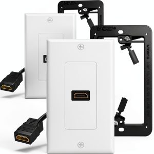 VCELINK HDMI Wall Plate 1-Port ABS Material-0