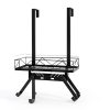 Siyzda Ironing Board Hanger Metal Matte Black Space Saving-4