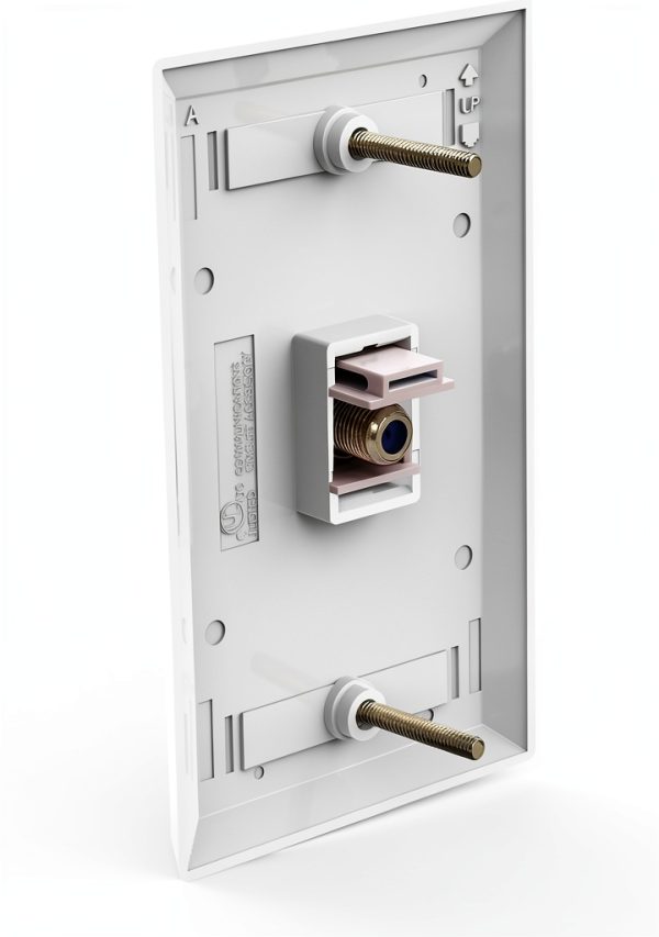 VCE Keystone Wall Plates White 10 Pack-3