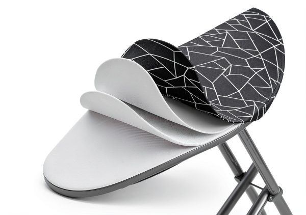 Bartnelli Ironing Board Foldable Adjustable Height Gray-1