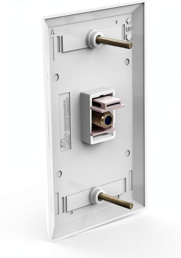 VCE Keystone Wall Plates White 10 Pack-3