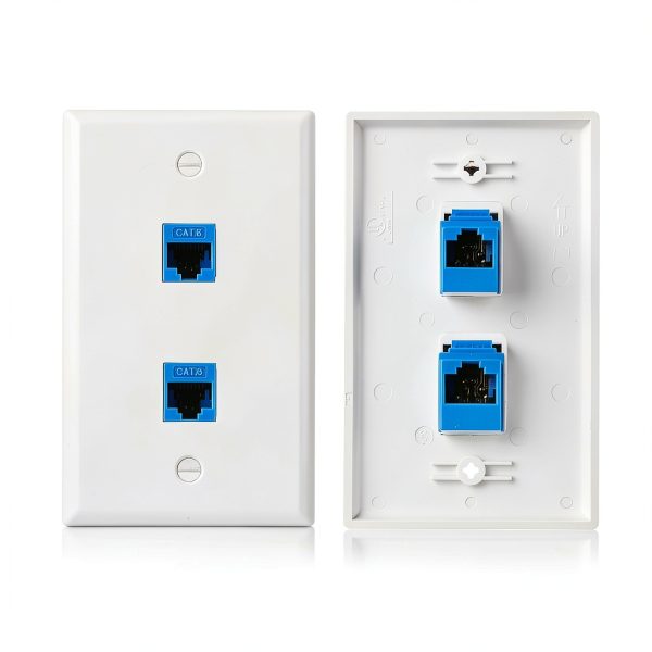 Cable Matters Ethernet Wall Plate Blue-6