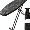 Ironing Board Metal Foldable ANGORA BRANDS Black Leaf Design-0