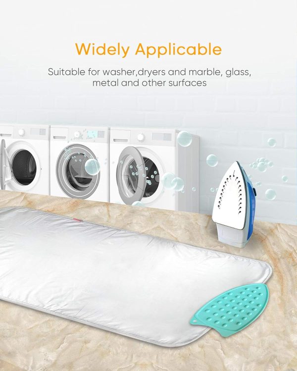 YQMAJIM Ironing Mat Foldable Double Sided Thickened Fabric-5