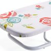 Amazon Basics Ironing Board Steel Floral Tabletop White-3