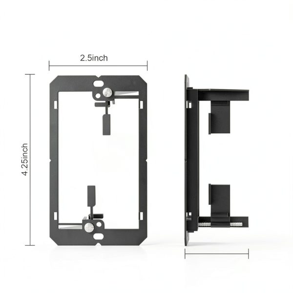FGB Black ABS Cable Wall Plate for Home Theater-2