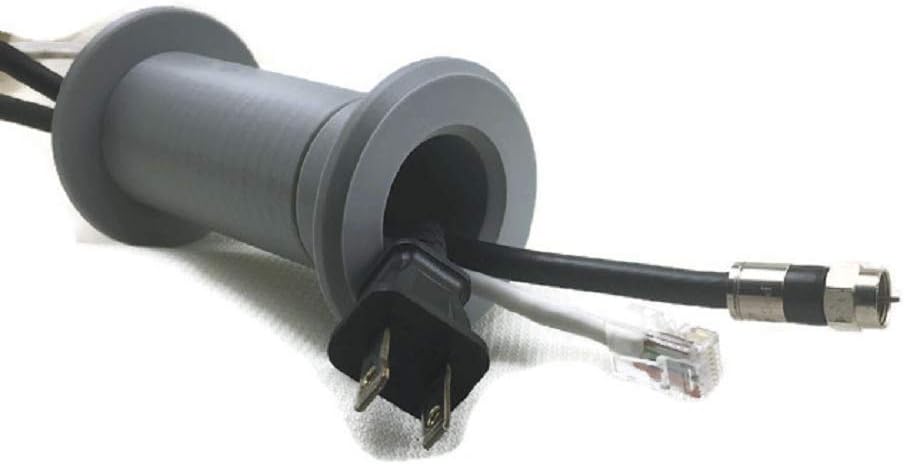 Installing JimysCo Ethernet Cable Connector USB Port System on a living‑room wall