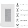 Polycarbonate Brush Wall Plate iwillink White-4