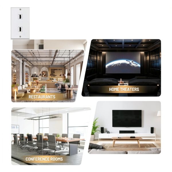 HDMI Wall Plate by TNP Products for Home Theater-6