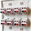 DIYTECH 8 Speaker Wall Plate Metal White-2