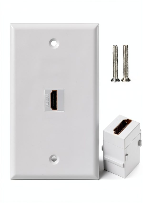 HDMI Wall Plate BNPUHIU ABS Single Port for Home-2