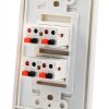 DIYTECH 4 Speaker Wall Plate Plastic Mounting Bracket-0