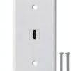 HDMI Wall Plate BNPUHIU ABS Single Port for Home-0