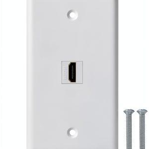 HDMI Wall Plate BNPUHIU ABS Single Port for Home-0