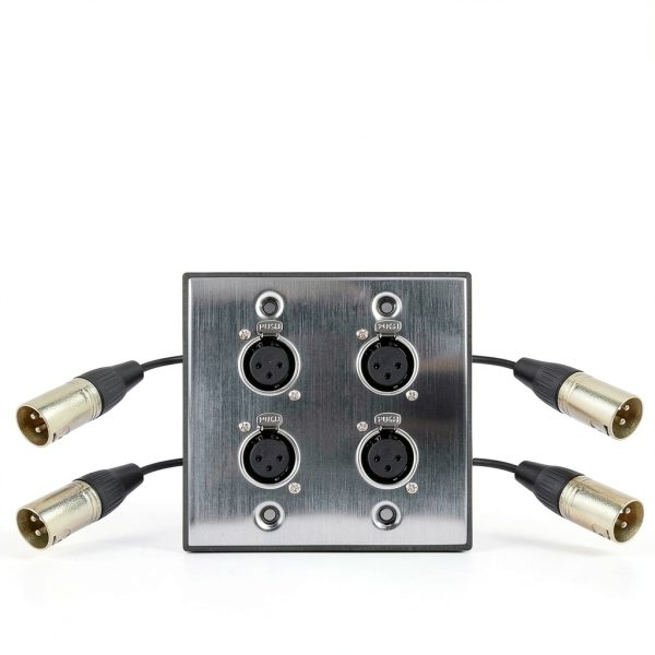DIYTECH XLR Wall Plate Solderless Audio Transmission-3