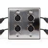 DIYTECH XLR Wall Plate Solderless Audio Transmission-0