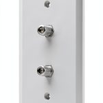 ICESPRING Dual F Coaxial Wall Plate ABS Durable-0